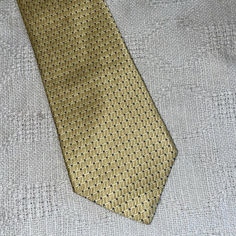Jones New York Mens Dress Tie Size 59” 3.5” Pink Repp Striped Silk Business